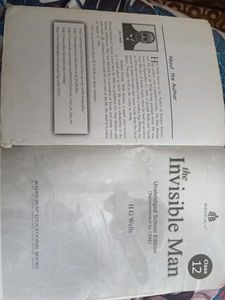 The Invisible Man By Hg Wells Book