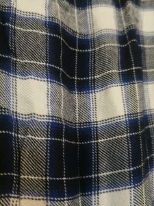 White Grey Checkered Dress