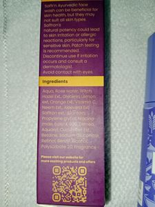 Saffron Toner And Face Wash Combo