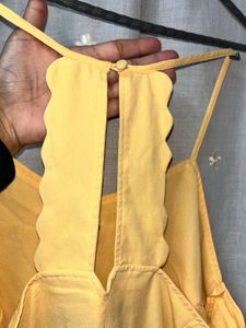 Yellow (Cornsilk) Sleeveless Top