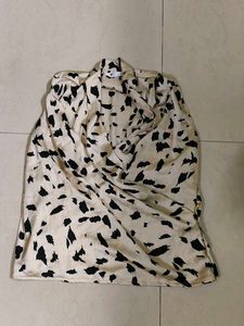 Dalmatian Print Blouse