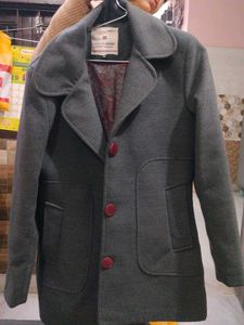 Stylish Gray Overcoat