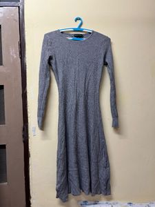 Ribbed Knit Midi Dress