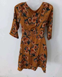 Floral Print Mini Dress