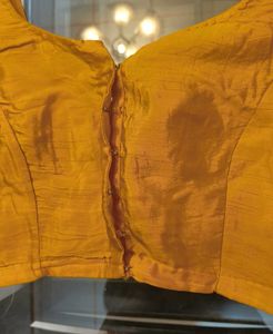 YELLOW- GREEN CHANDERI COTTON SAREE
