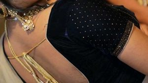 Elegant Navy Blue Lehenga Choli