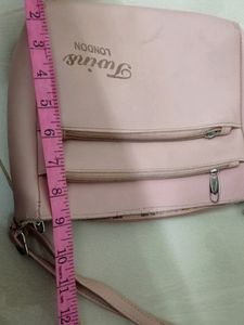 Peach Sling Bag In Good Condition