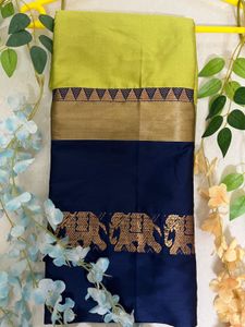 Kancheepuram Silk Saree With Running Blouse