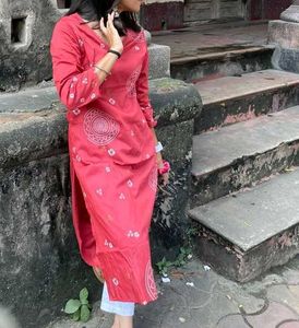 A-line Kurti Max (Red)