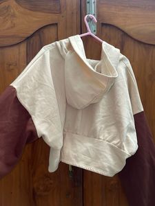 Trendy Hooded Corset Sweatshirt