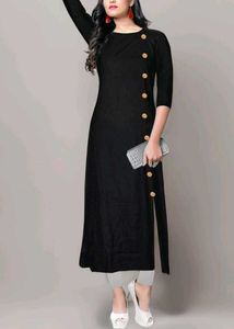 Women Black Kurti
