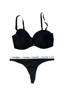 Calvin Klein Padded Bra / Thong Set
