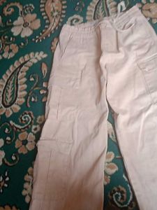 Zara Baggy Pant Cream Colour It&#39;s UNISEX