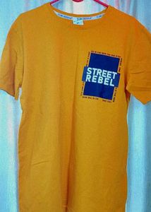 TOM HIDDLE - Orange T-shirt regular fit XL