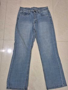 Wide Leg Denim Jeans