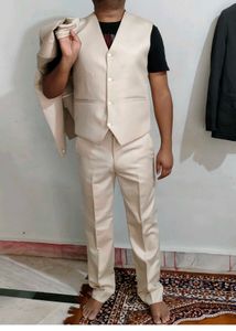 Tan Blazer with White Trim