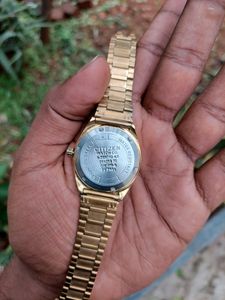 Gold Citizen Franken Fully Automatic Watch For Men