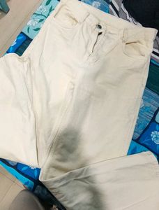 Beige Flared Jean