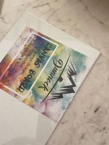 White canvas board