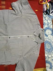 Gingham Short Sleeve Shirt