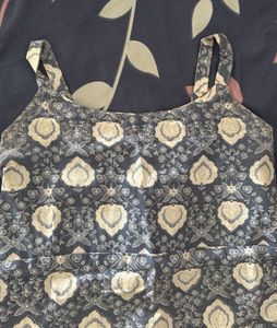 Printed Sleeveless kurti