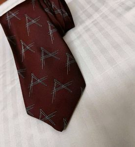 Maroon Tie with A pattern