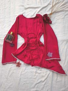 Y2k Corset Assymetrical Kurti❤️