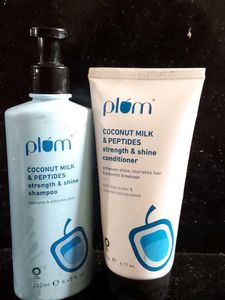 Plum Coconut Milk Shampoo & Conditioner Set