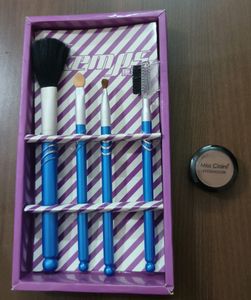 Set Of 4 Professional Makeup Brush & Eye Shadow