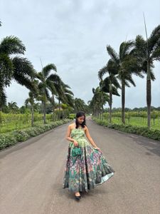 Ritu Kumar Green Francesca Long Dress