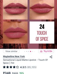 Maybelline Sensational Liquid Matte Lipstick