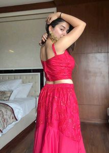 🌺Unique Side Strap Design Lehenga 🌺