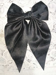 Satin Bow Hair Clips