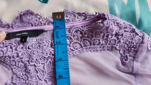 Lavender Dress.