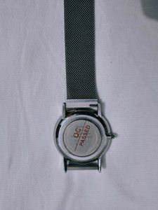 Fitron Magnetic Silver Watch (Unisex)