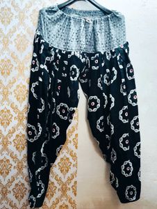 Grey Printed Salwar Kameez With Dupatta