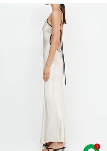 Contrast Stitch Slip Dress