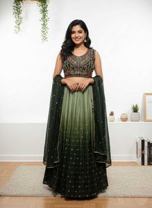 Elegant Green Lehenga Choli