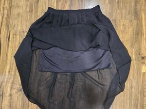 GLOBUS High Low Pattern Skirt