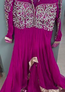 Elegant Pink Ethnic Gown