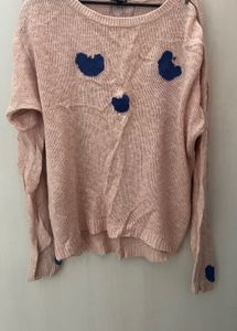 peach pullover
