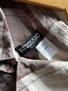 Coffee Brown Check Shirt