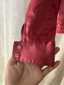 Vintage Silk Tie-Neck Blouse