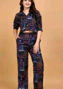 Women  Trendy Co-ord Set 💙