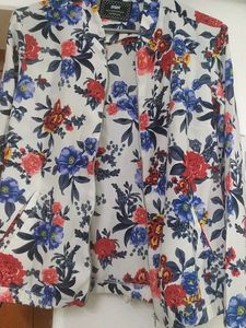 Floral Print Blazer
