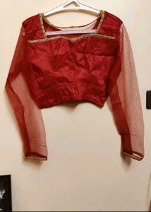 unused Elegant Maroon Blouse