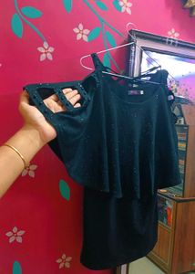 Sparkly Black Party Top