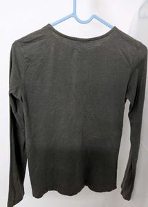 Zara Khaki Top