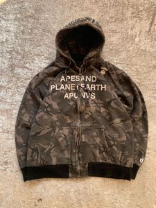 BAPE 2 in 1 Camo Zip Hoodie double sided