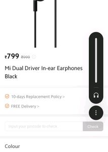 brand new mi original earphone
